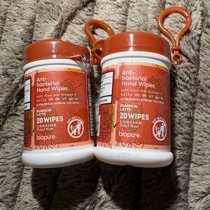 adidas Orange Antibacterial Hand Wipes